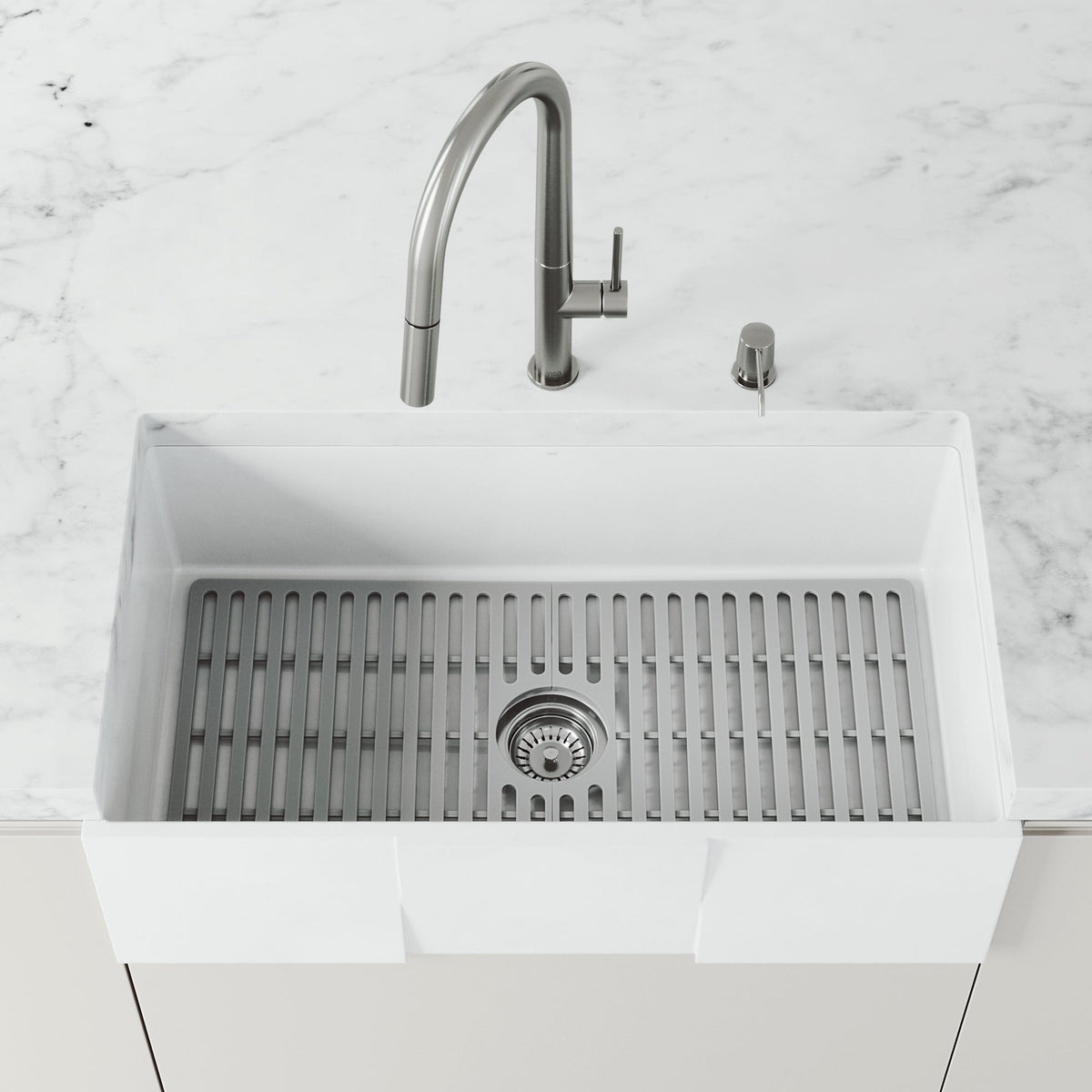Gray silicone sink grid modern kitchen accessory installation required