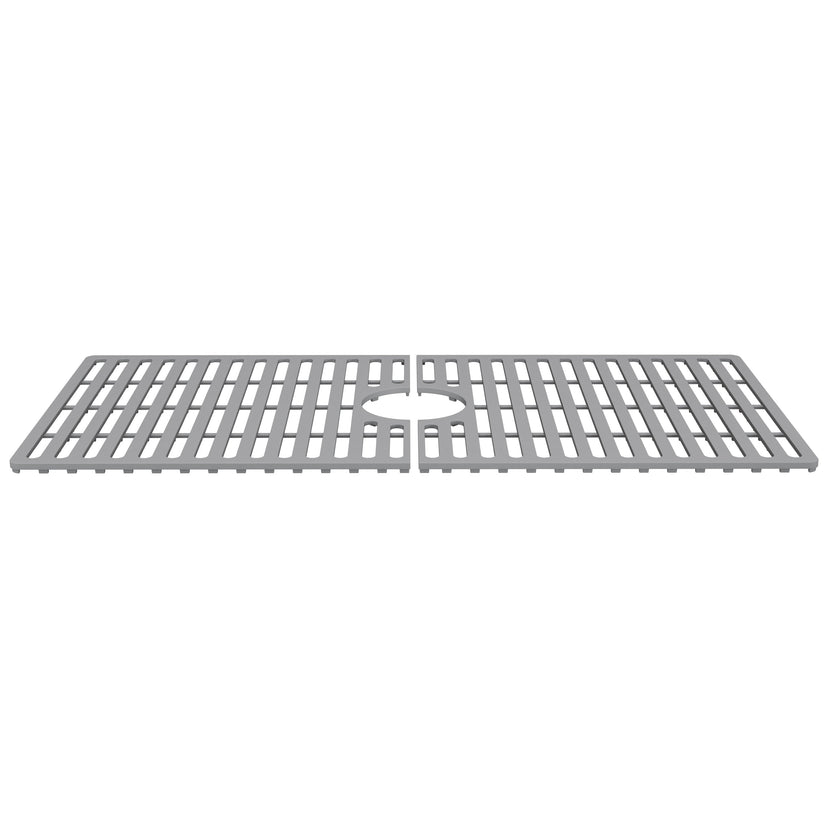 Fade resistant gray silicone grid kitchen sink accessory commercial approved