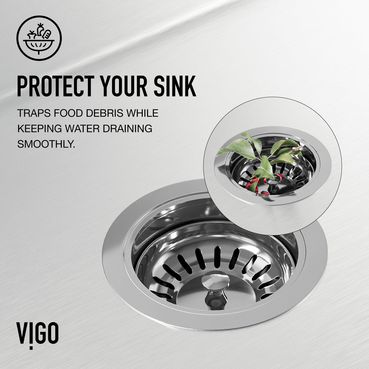 Edison Kitchen Sink Strainer