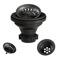 Modern kitchen sink accessory in matte black, handmade and fade resistant