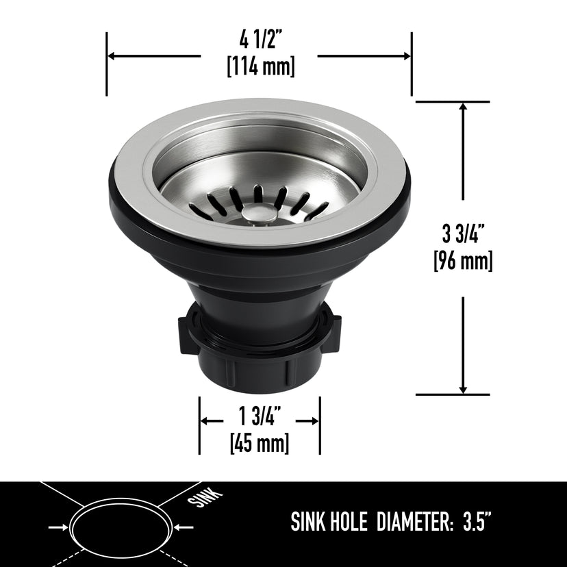 Edison Kitchen Sink Strainer