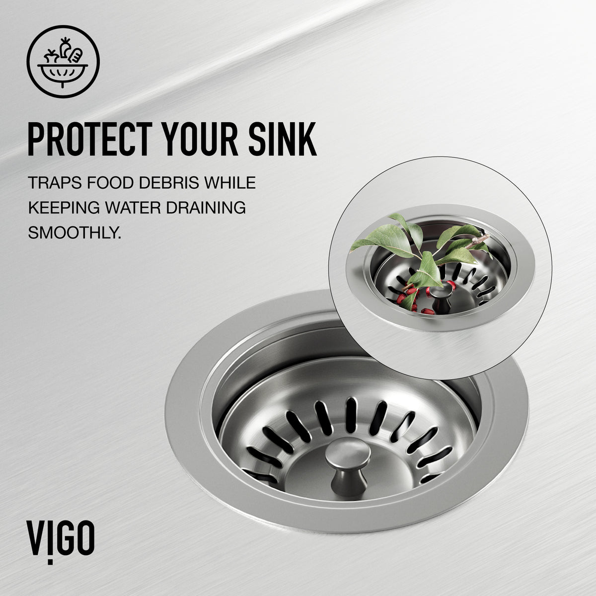 Edison Kitchen Sink Strainer