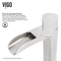 Glass Round Vessel Bathroom Sink in Silver with Niko Faucet and Pop-Up Drain in Brushed Nickel