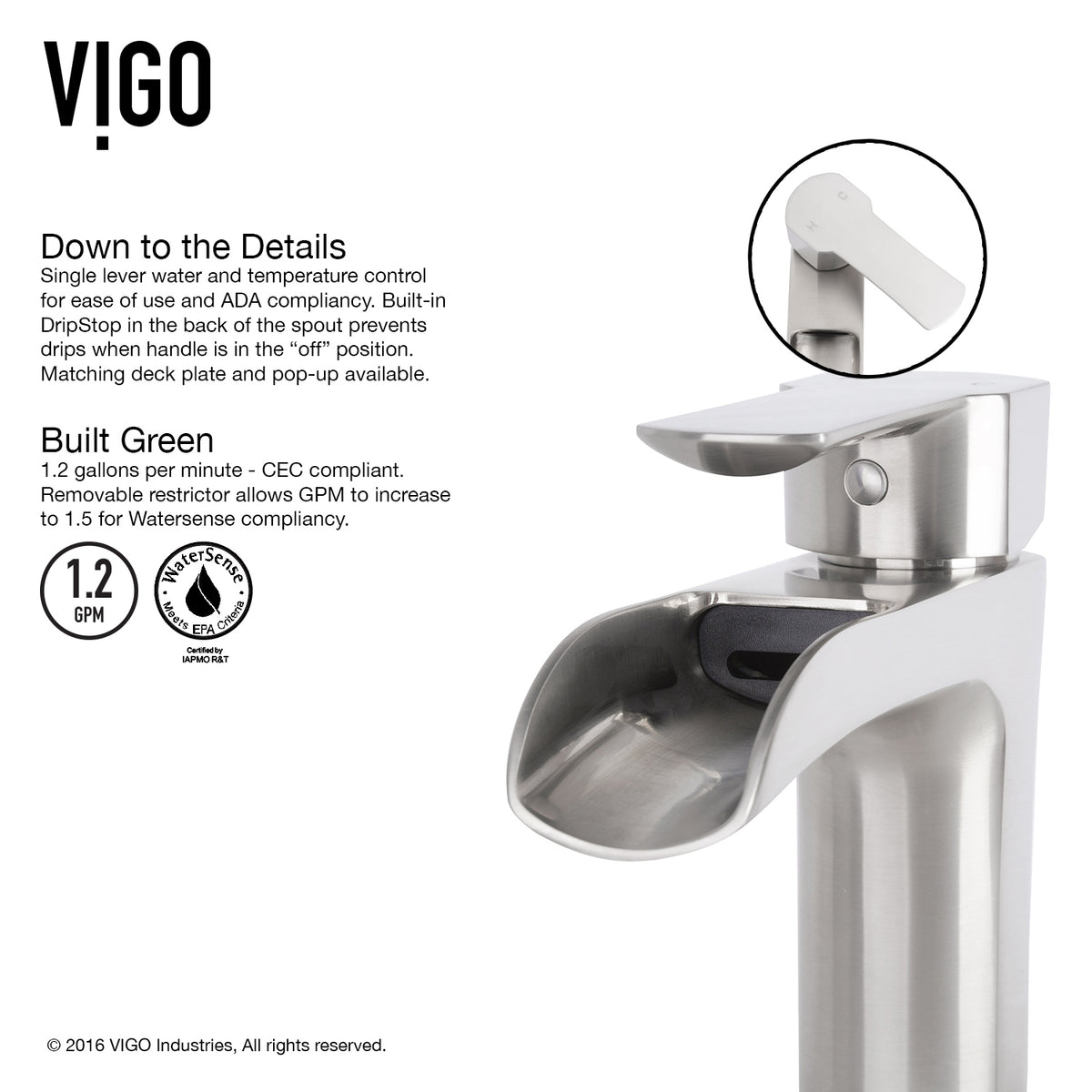 Glass Round Vessel Bathroom Sink in Silver with Niko Faucet and Pop-Up Drain in Brushed Nickel