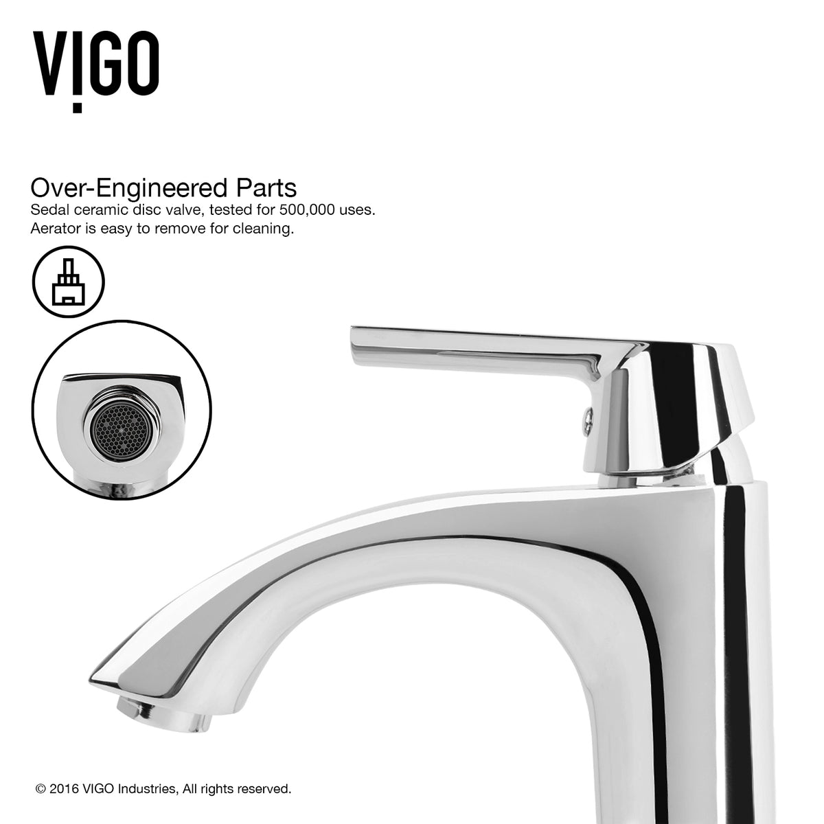 Glass Round Vessel Bathroom Sink in Russet Brown with Linus Faucet and Pop-Up Drain in Chrome