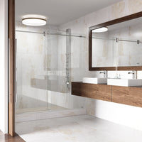 Matte Stone Magnolia Composite Rectangular Vessel Bathroom Sink in White with Niko Faucet and Pop-Up Drain in Chrome