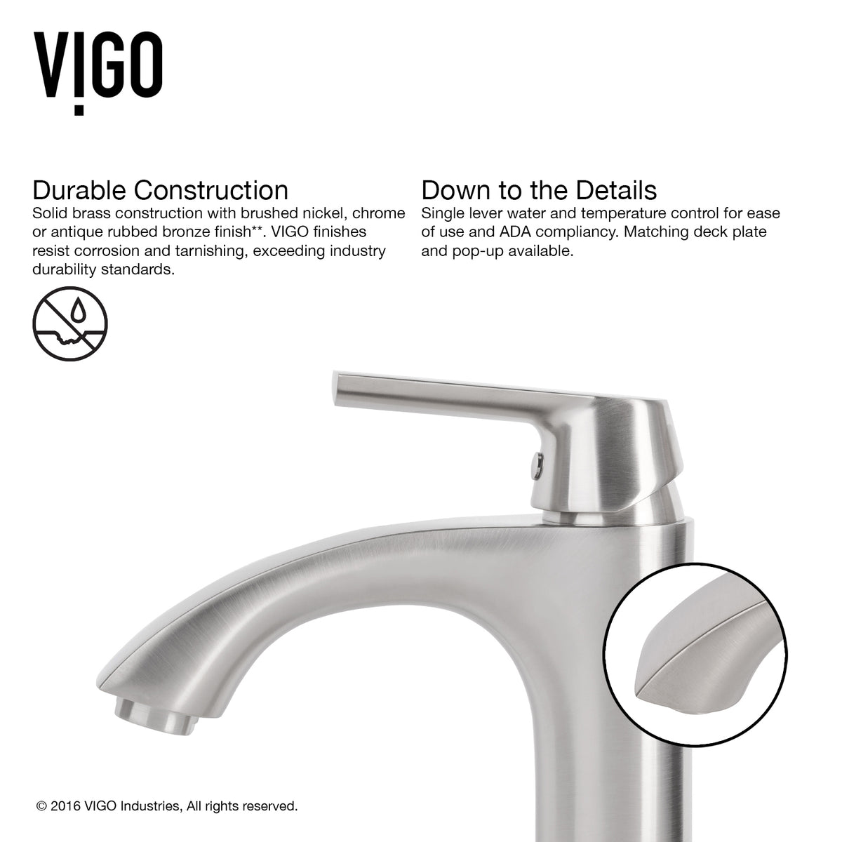 Glass Rectangular Vessel Bathroom Sink in Onyx Gray with Linus Faucet and Pop-Up Drain in Brushed Nickel