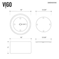 Matte Stone Anvil Composite Round Vessel Bathroom Sink in White with Gotham Faucet and Pop-Up Drain in Matte Black