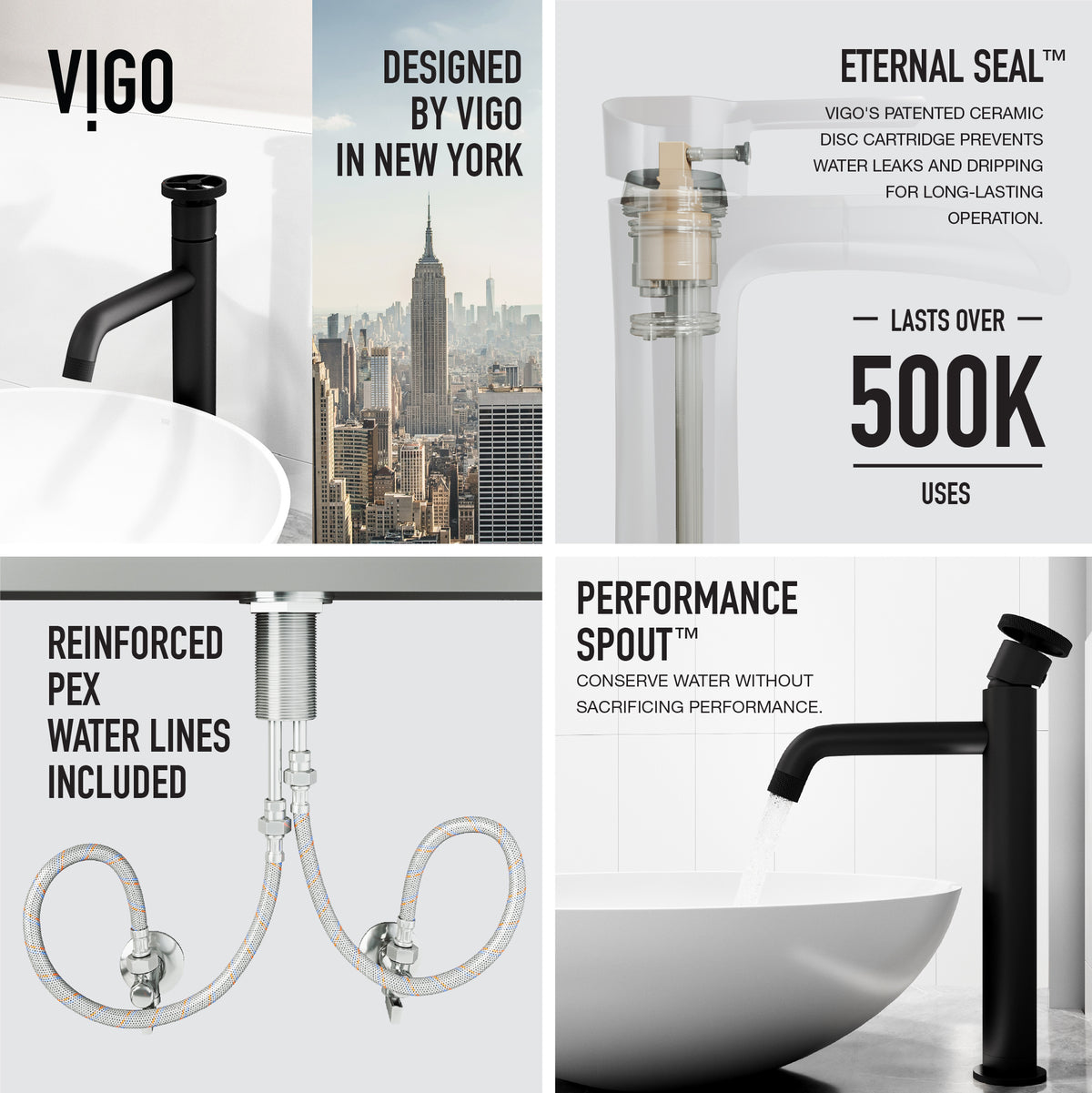 Round Vessel Bathroom Sink with Faucet and Pop-Up Drain