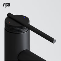 Matte Stone Marigold Composite Rectangular Vessel Bathroom Sink in White with Faucet and Pop-Up Drain in Matte Black