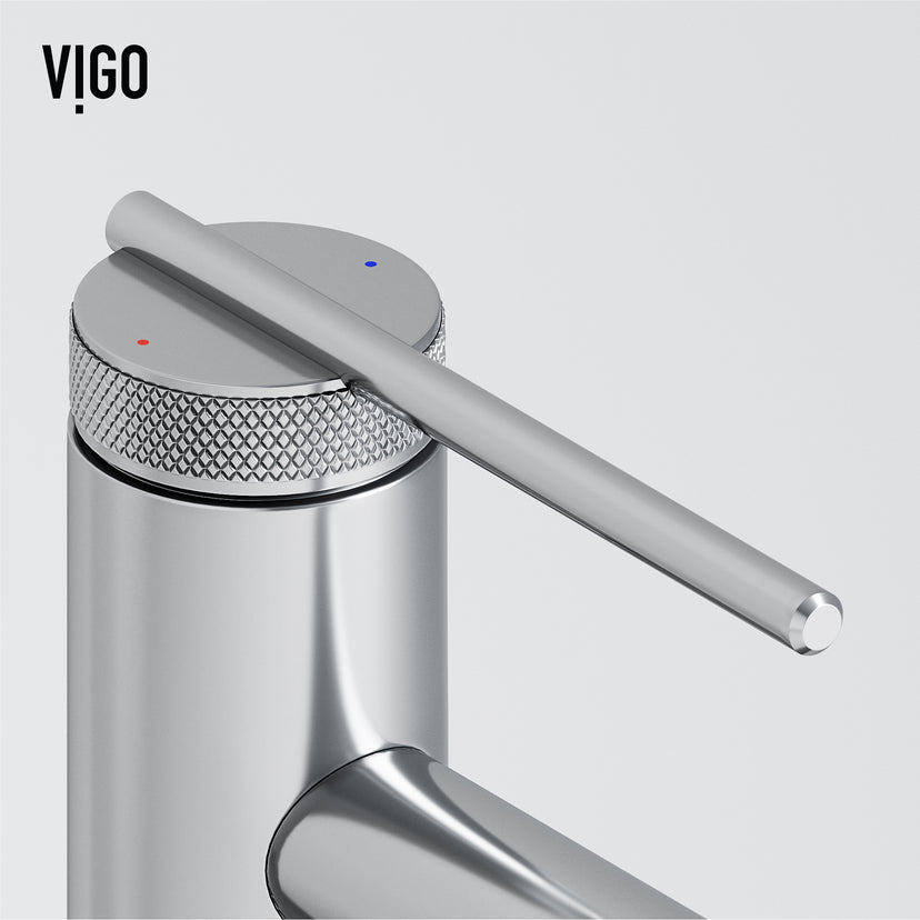 Matte Stone Magnolia Composite Rectangular Vessel Bathroom Sink in White with Sterling Faucet and Pop-Up Drain in Chrome