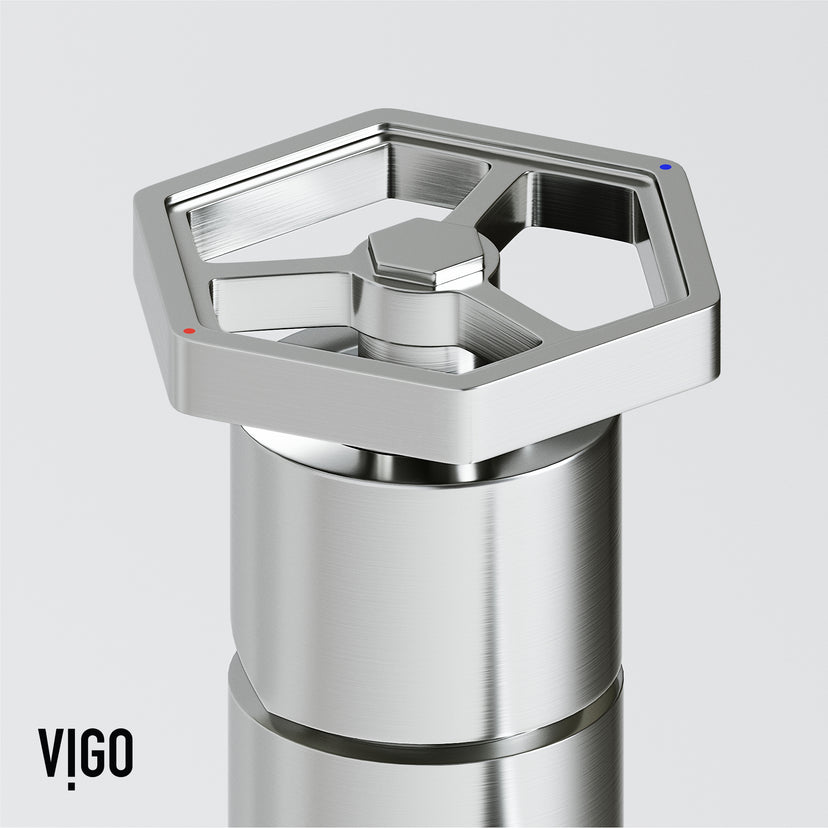 Matte Stone Magnolia Composite Rectangular Vessel Bathroom Sink in White with Faucet and Pop-Up Drain in Brushed Nickel