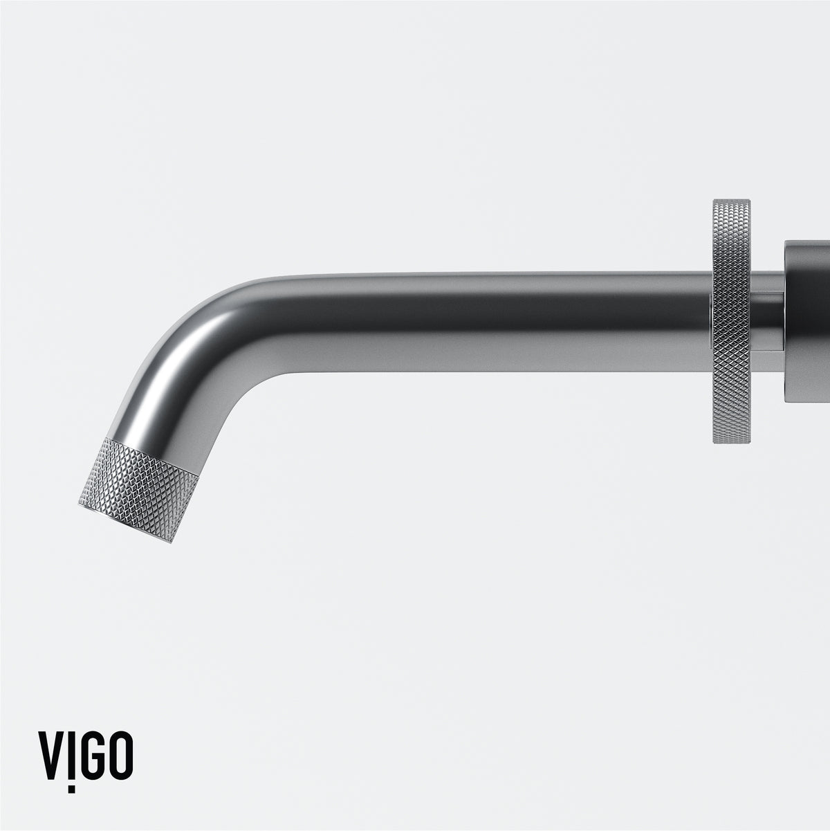 Matte Stone Vinca Composite Rectangular Vessel Bathroom Sink in White with Wall-Mount Faucet and Pop-Up Drain in Chrome