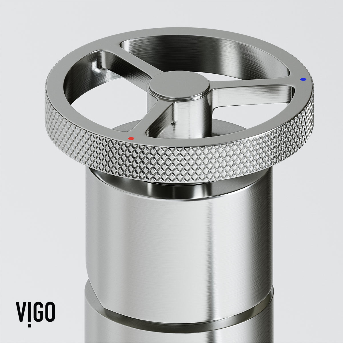 VIGO Concreto Stone Bathroom Sink with Cass Vessel Faucet and Pop-Up Drain in Brushed Nickel