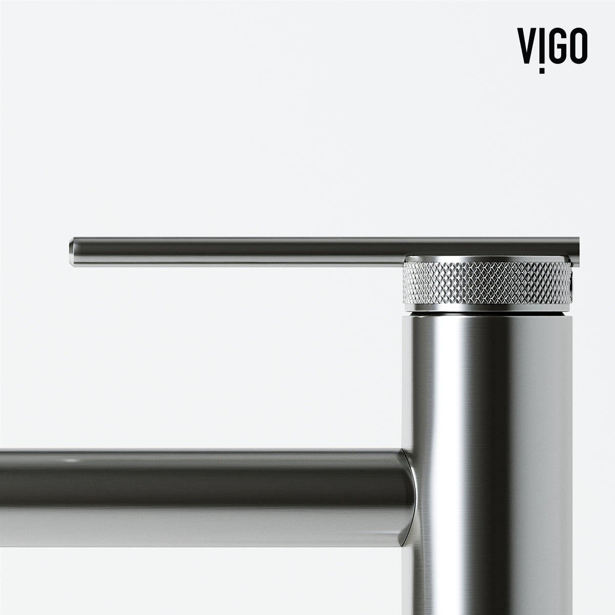 VIGO Concreto Stone Bathroom Sink with Sterling Vessel Faucet and Pop-Up Drain in Brushed Nickel