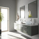 White Frost Glass Round Vessel Bathroom Sink with Dior Faucet and Pop-Up Drain in Chrome