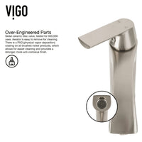 Glass Round Vessel Bathroom Sink in Oceania Blue with Linus Faucet and Pop-Up Drain in Brushed Nickel