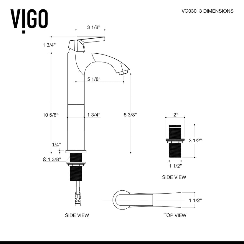 Glass Round Vessel Bathroom Sink in Oceania Blue with Linus Faucet and Pop-Up Drain in Brushed Nickel
