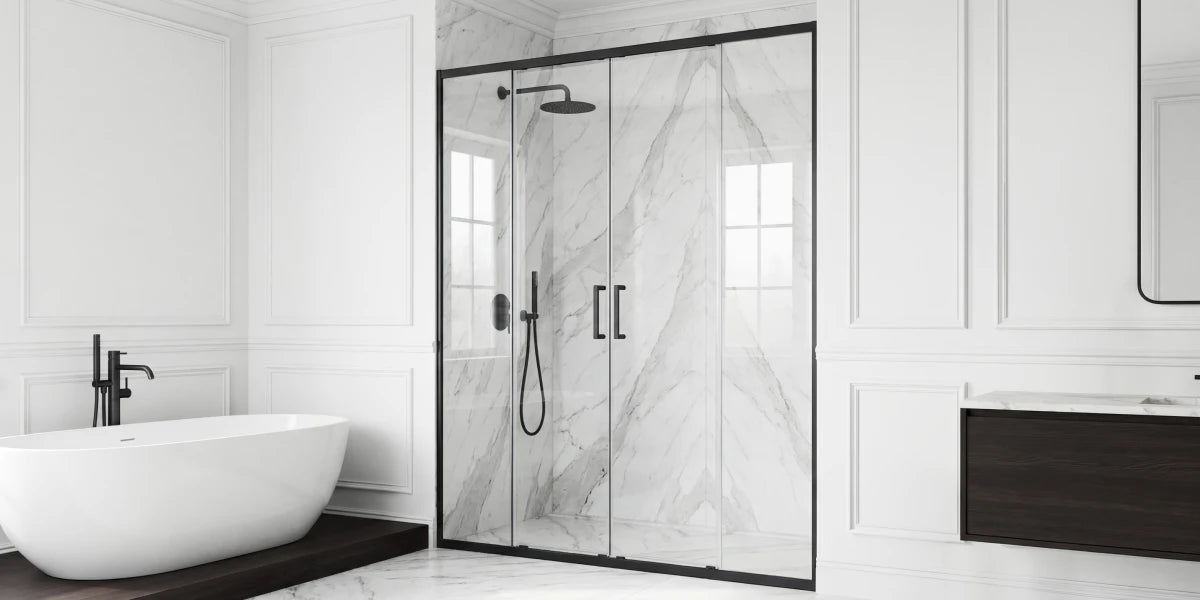New shower doors