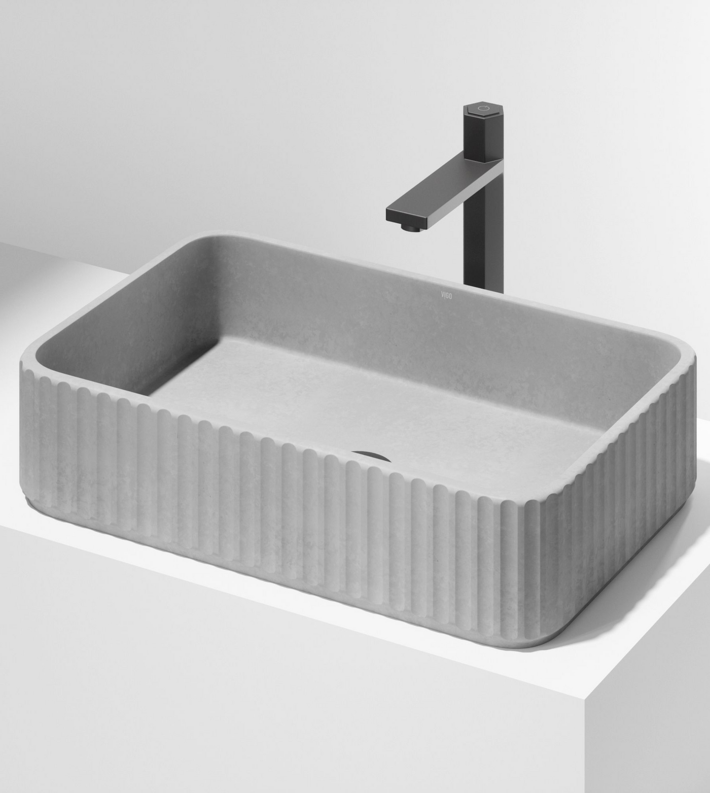 Bathroom collection “Get Inspired” image showcasing modern bathroom design ideas with vessel sinks, faucets, shower systems, and contemporary fixtures for luxury home renovation inspiration.