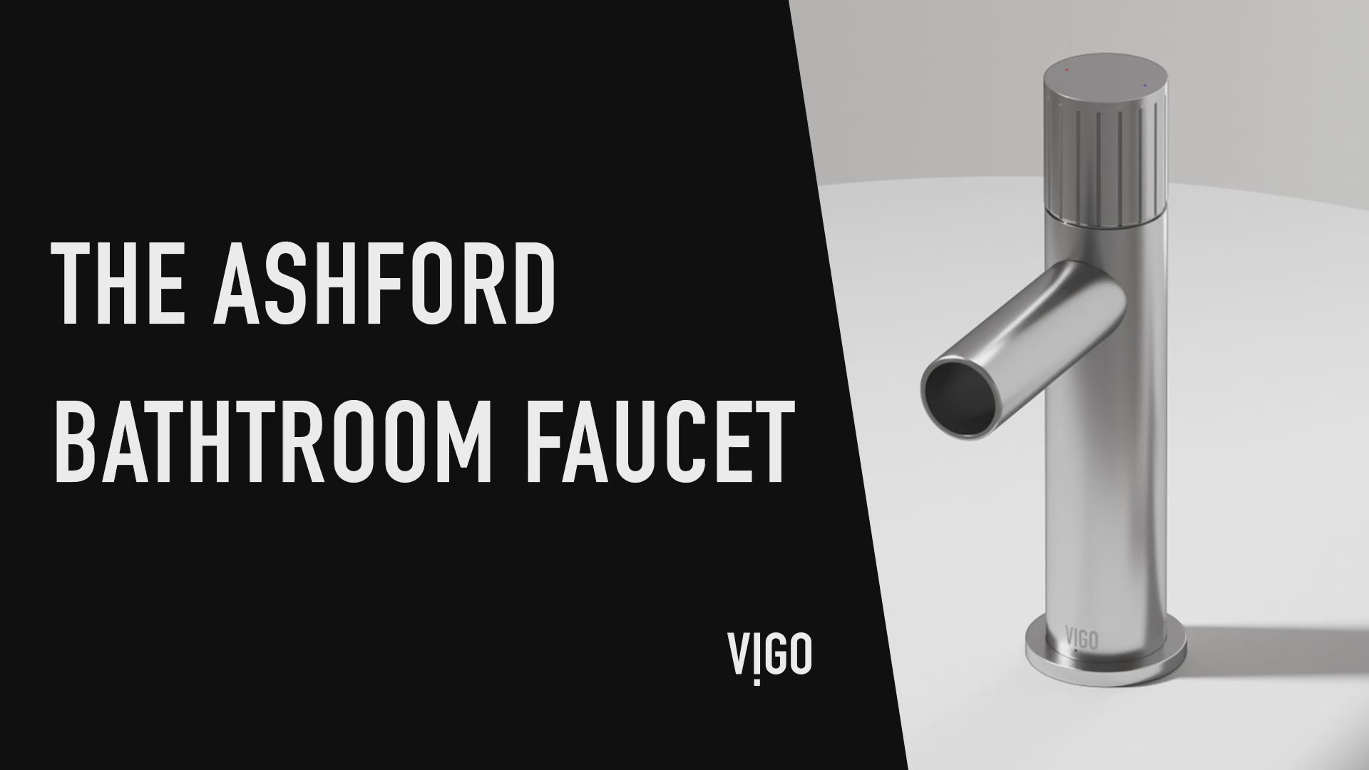 Ashford – Single Handle Single-Hole Bathroom Faucet in Matte Black